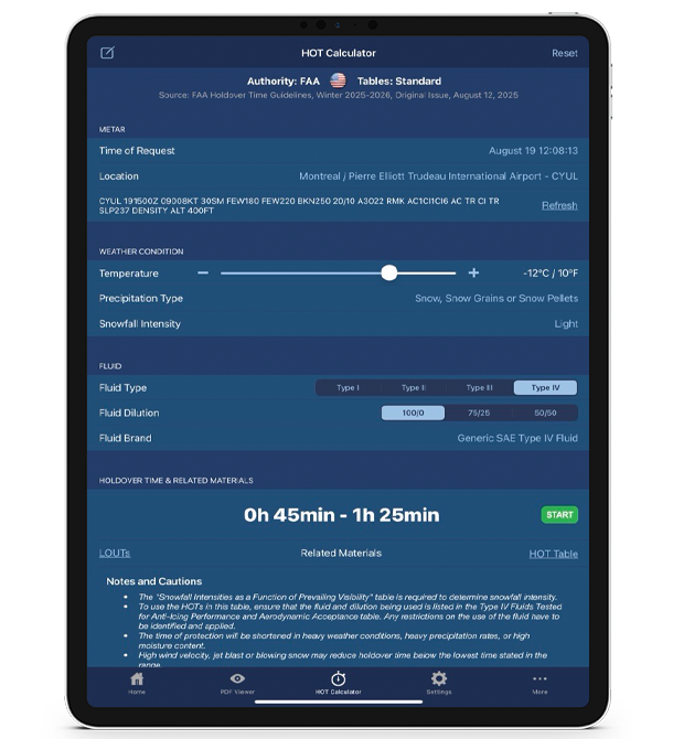 APS HOT App 2025-26 Calculator